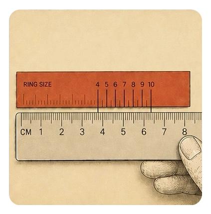 Ring Size Step 4 – Match to size chart